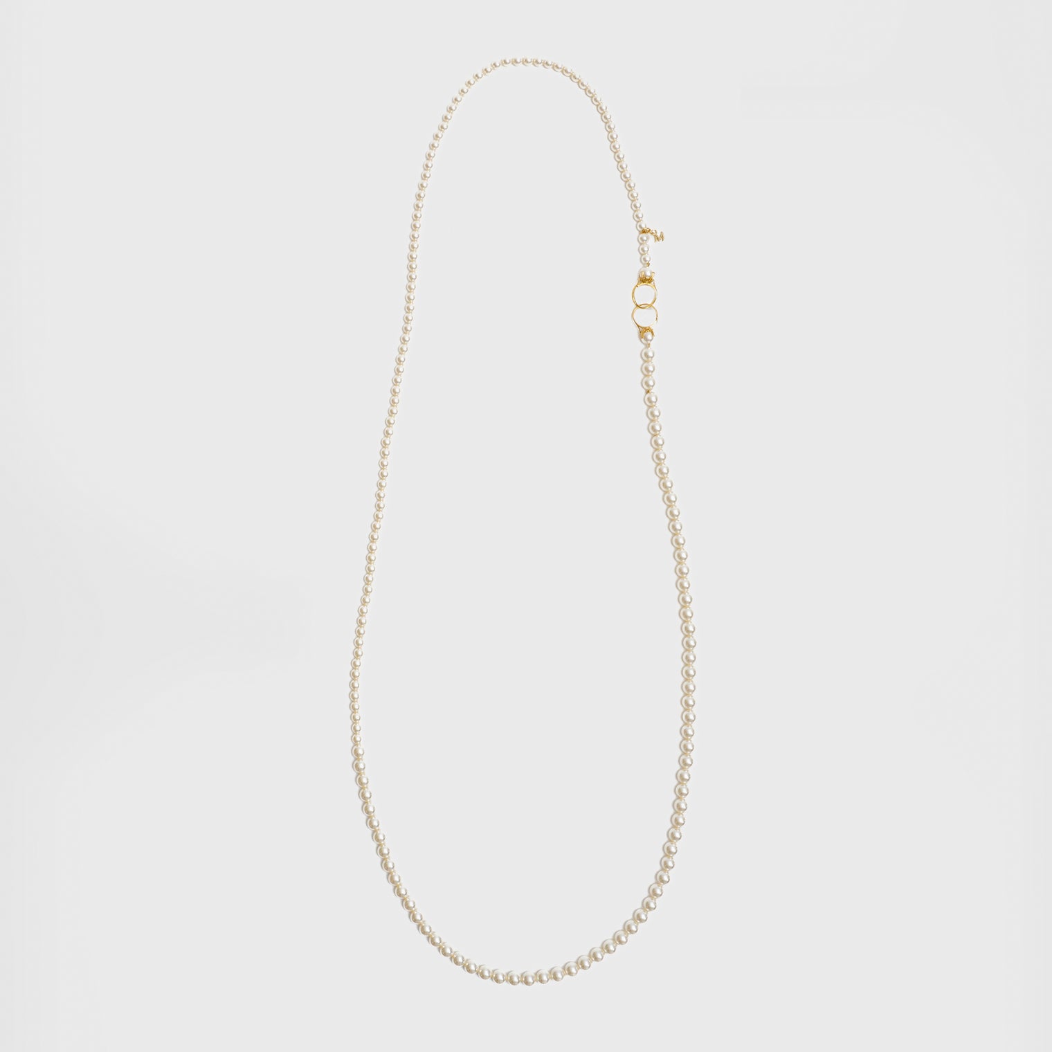 pearl necklace (6mm×8mm pearl / 120cm)