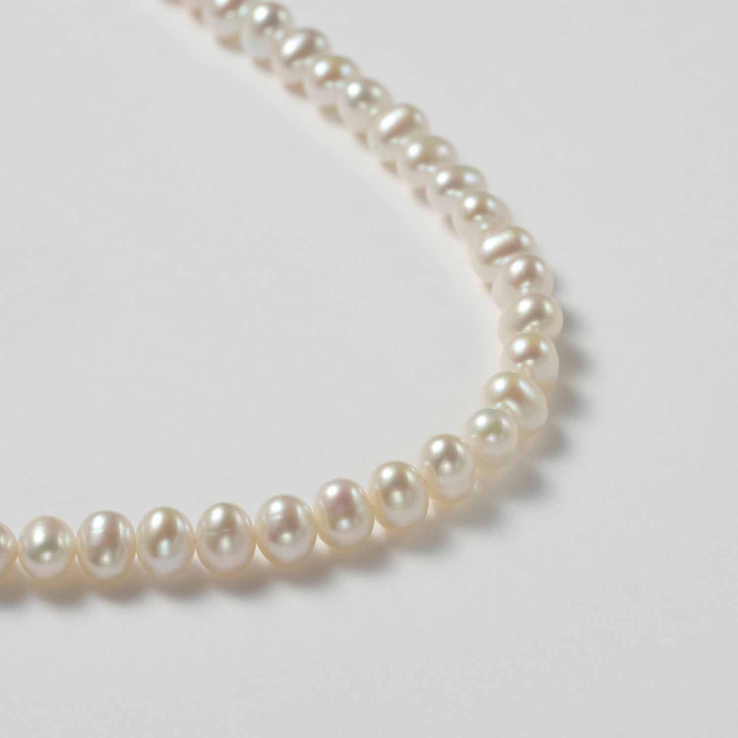 LIMITED COLLECTION【Freshwater pearl Ball chain necklace (Potet)】