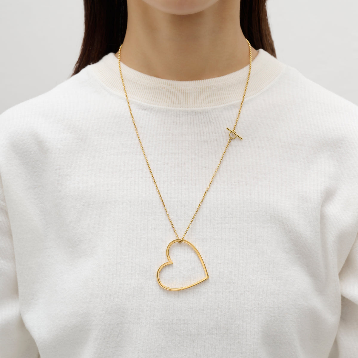 【New】Open your heart (Large/ gold)