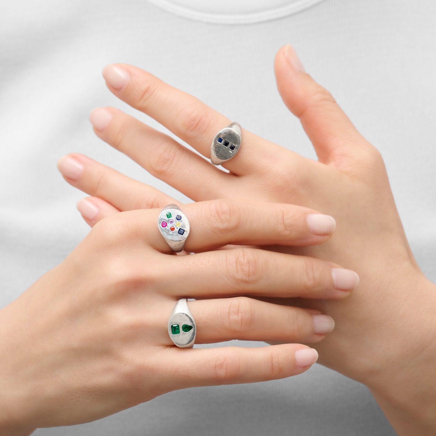 【 NEW 】Gem signet ring