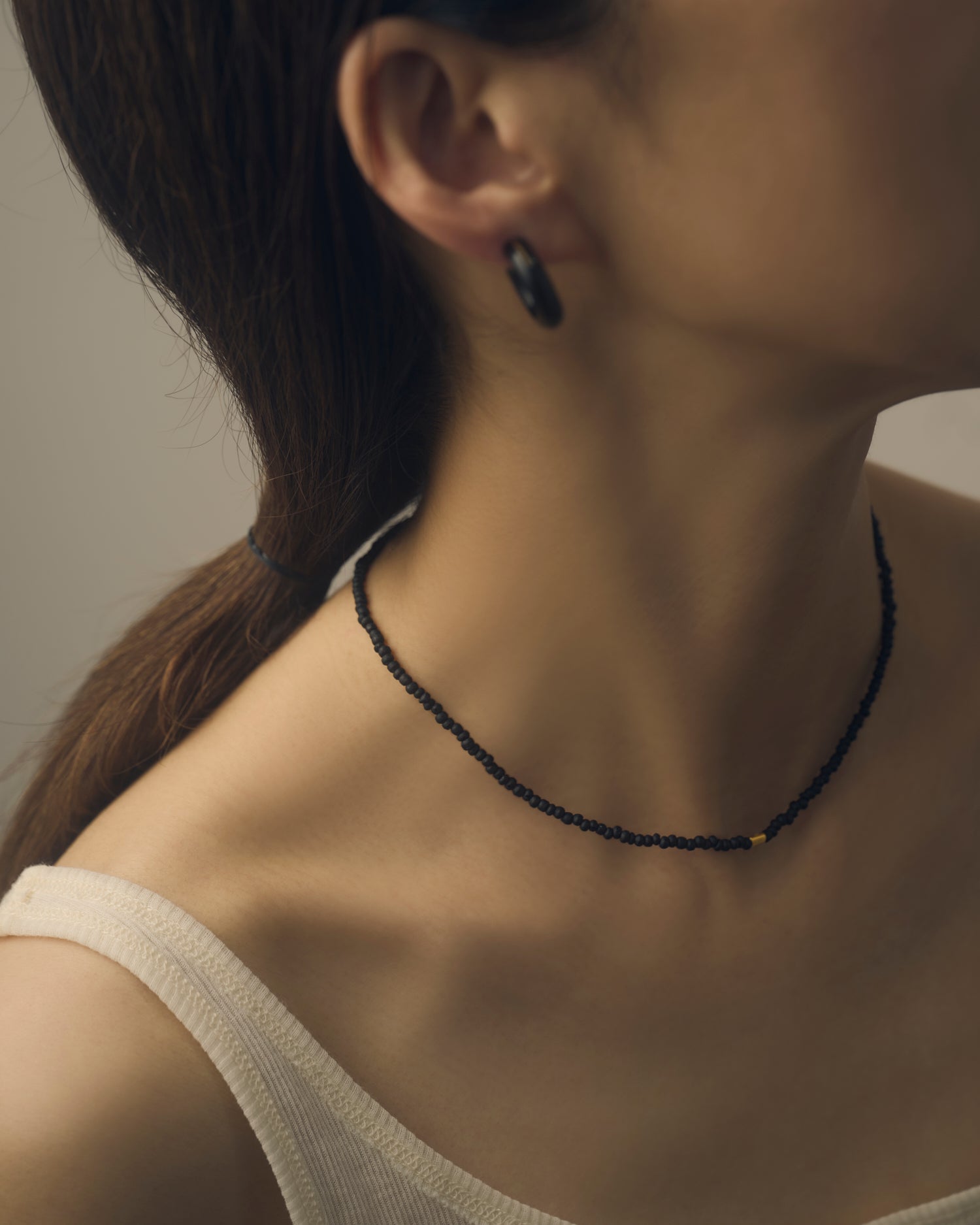 LIMITED COLLECTION 【Black Line necklace】