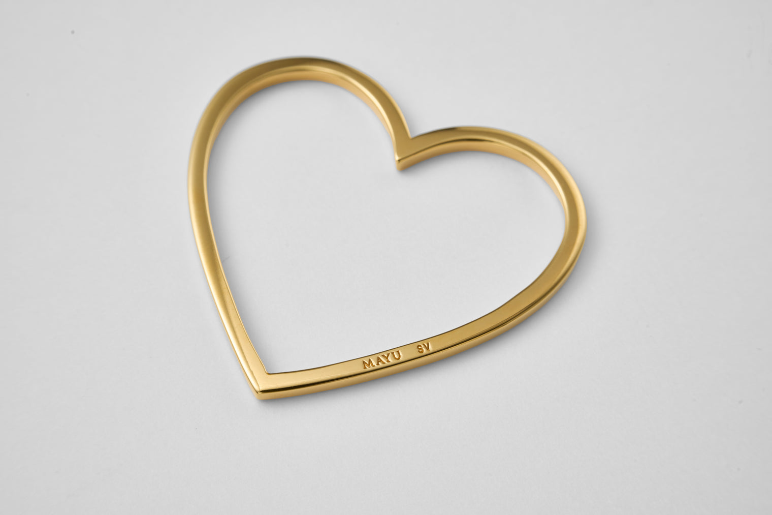 【New】Open your heart (Large/ gold)