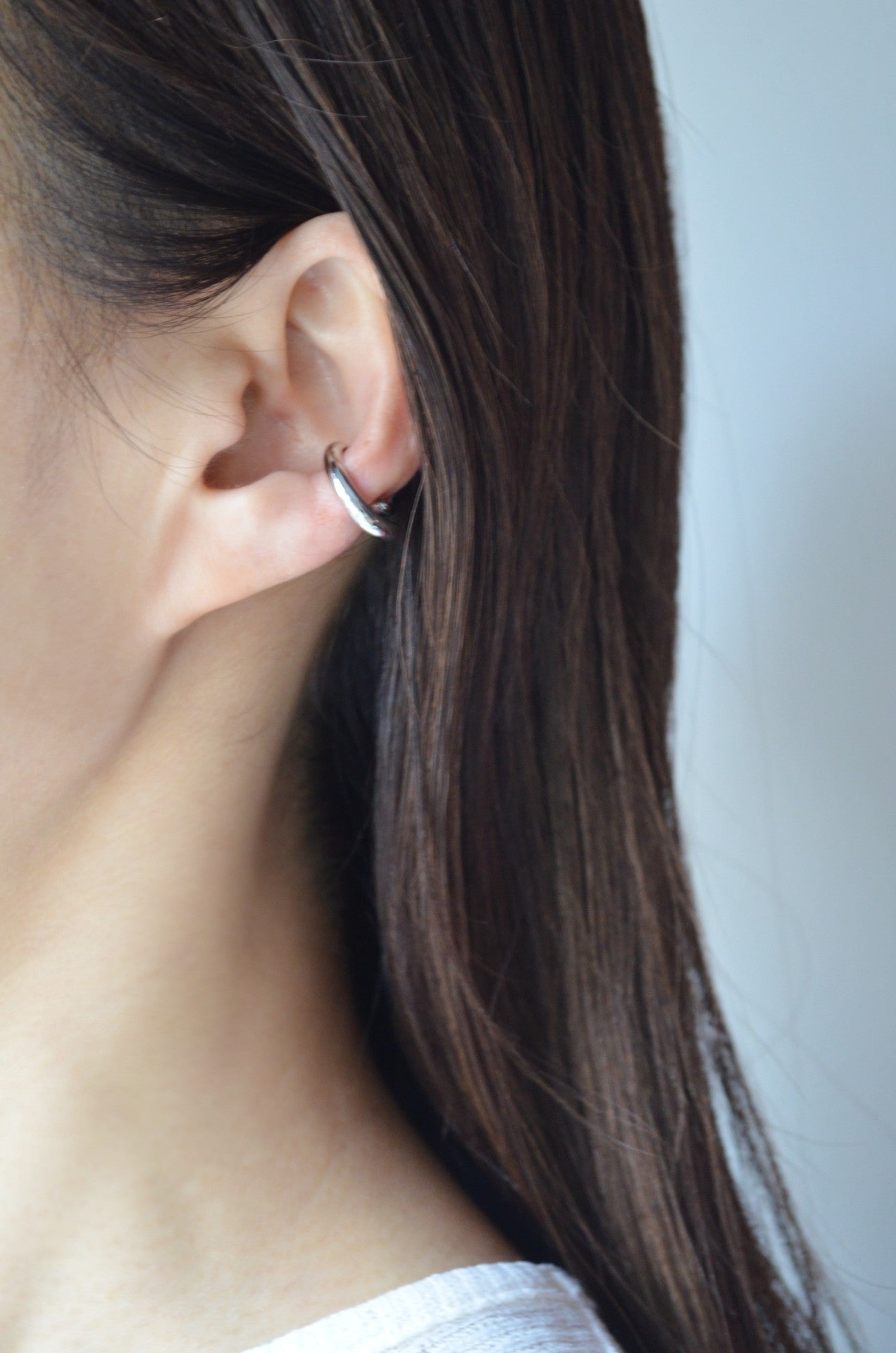 LIMITED COLLECTION【3 pearls earring ( horizontal / silver )】