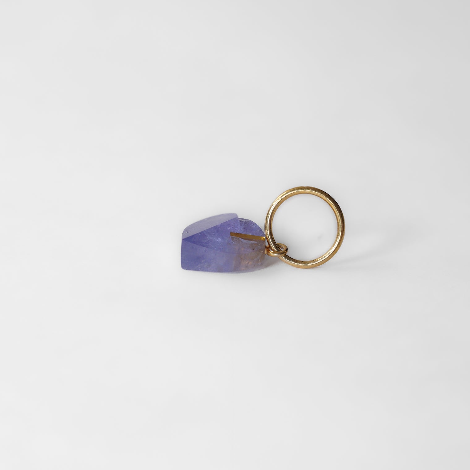 mini Heart charm ( Tanzanite )