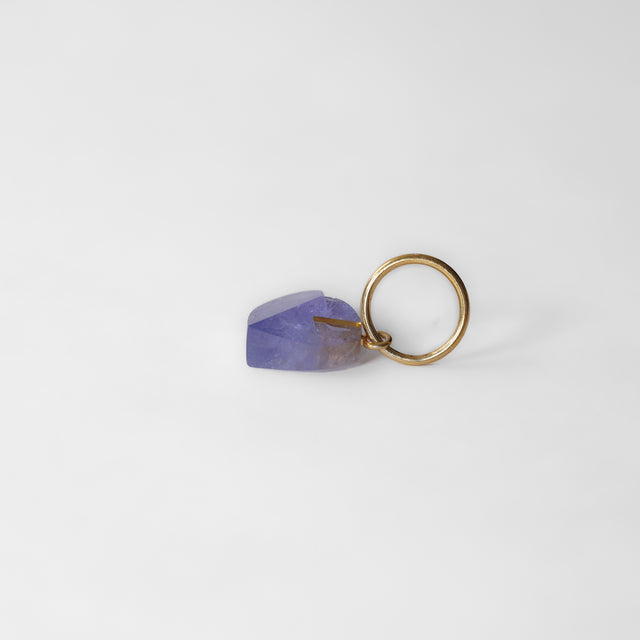 mini Heart charm ( Tanzanite )