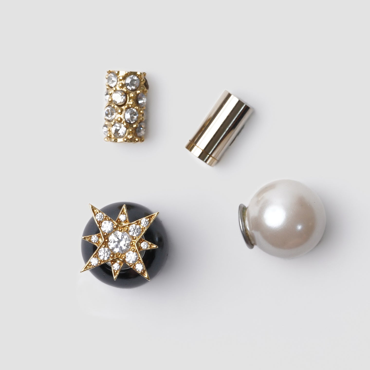 little star pierce (gold / cubic zirconia)