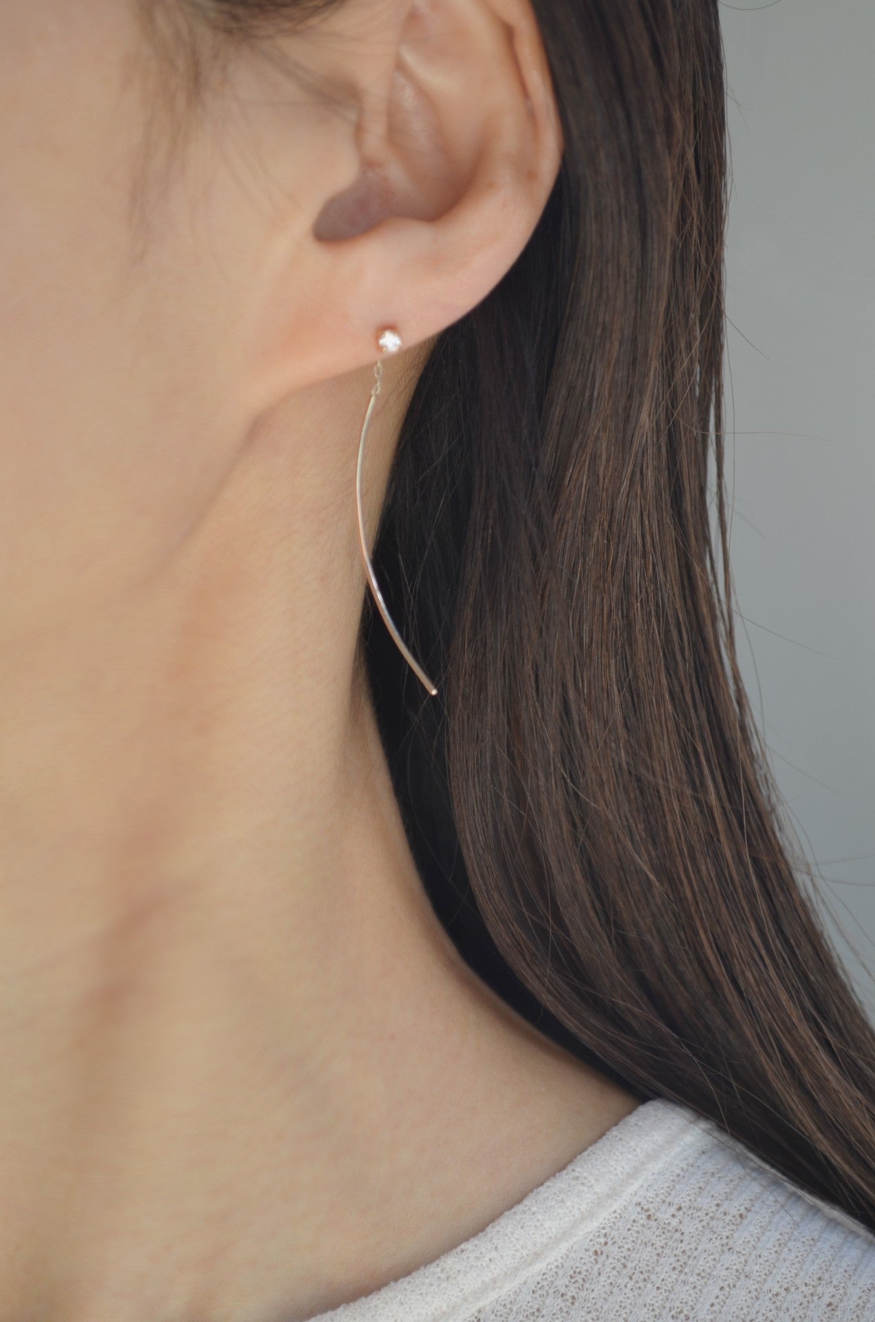 2way star pierce (Gold / Cubic Zirconia)