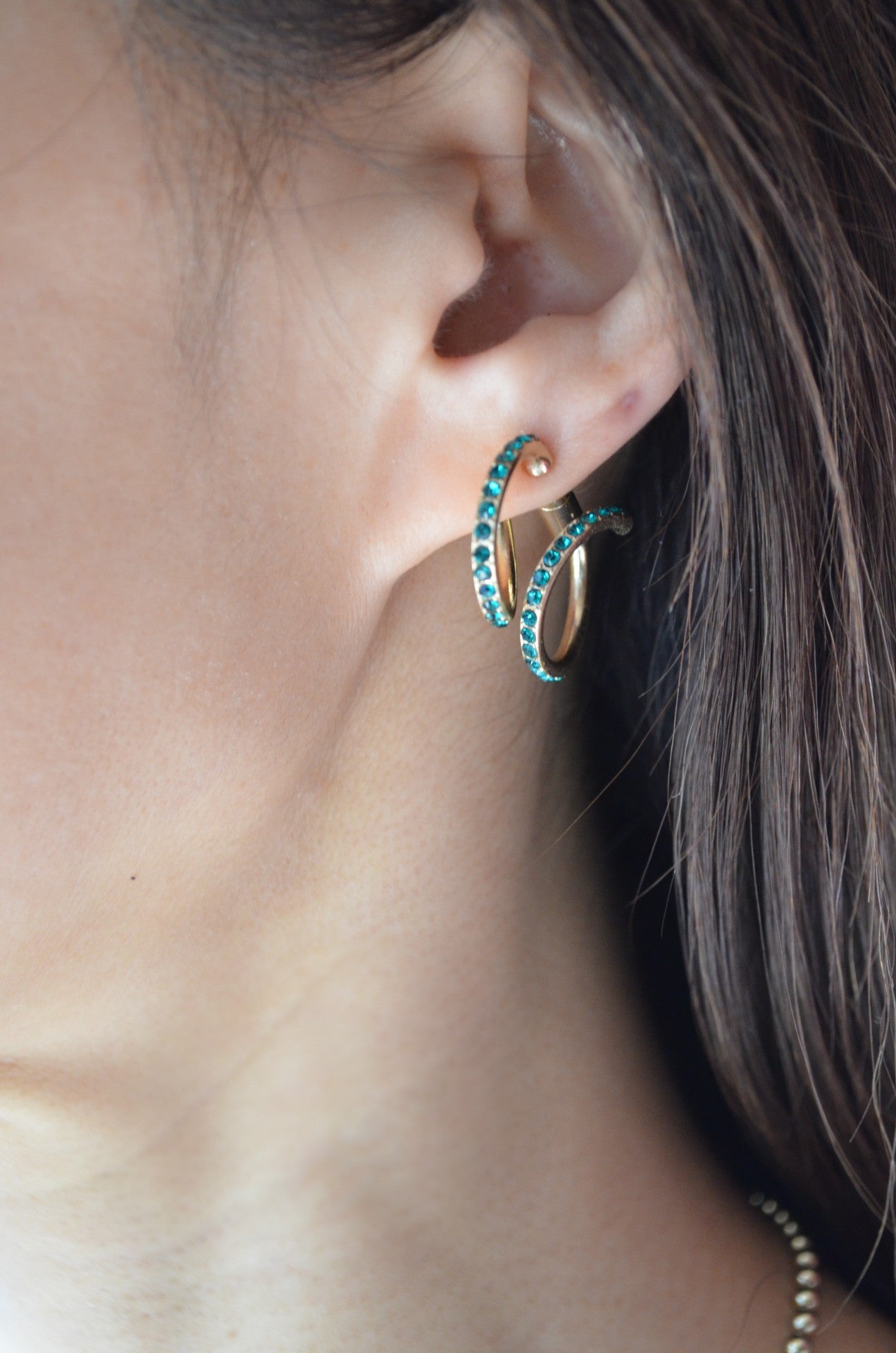 Emerald line pierce(19mm line×19mm line/crystal glass)