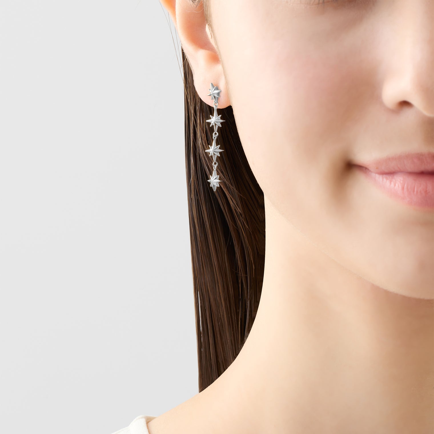 【NEW】4stars pierce(silver)