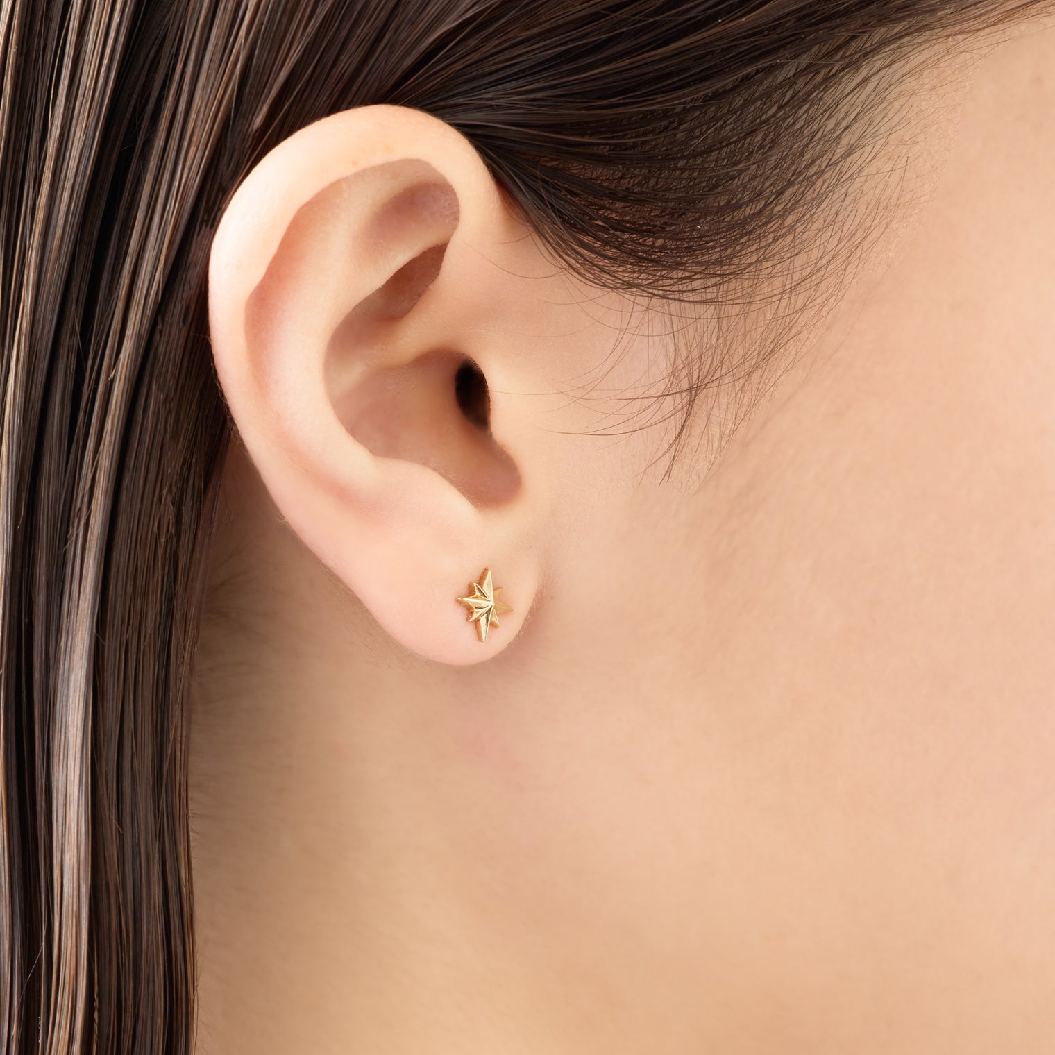 Tiny star pierce(gold)
