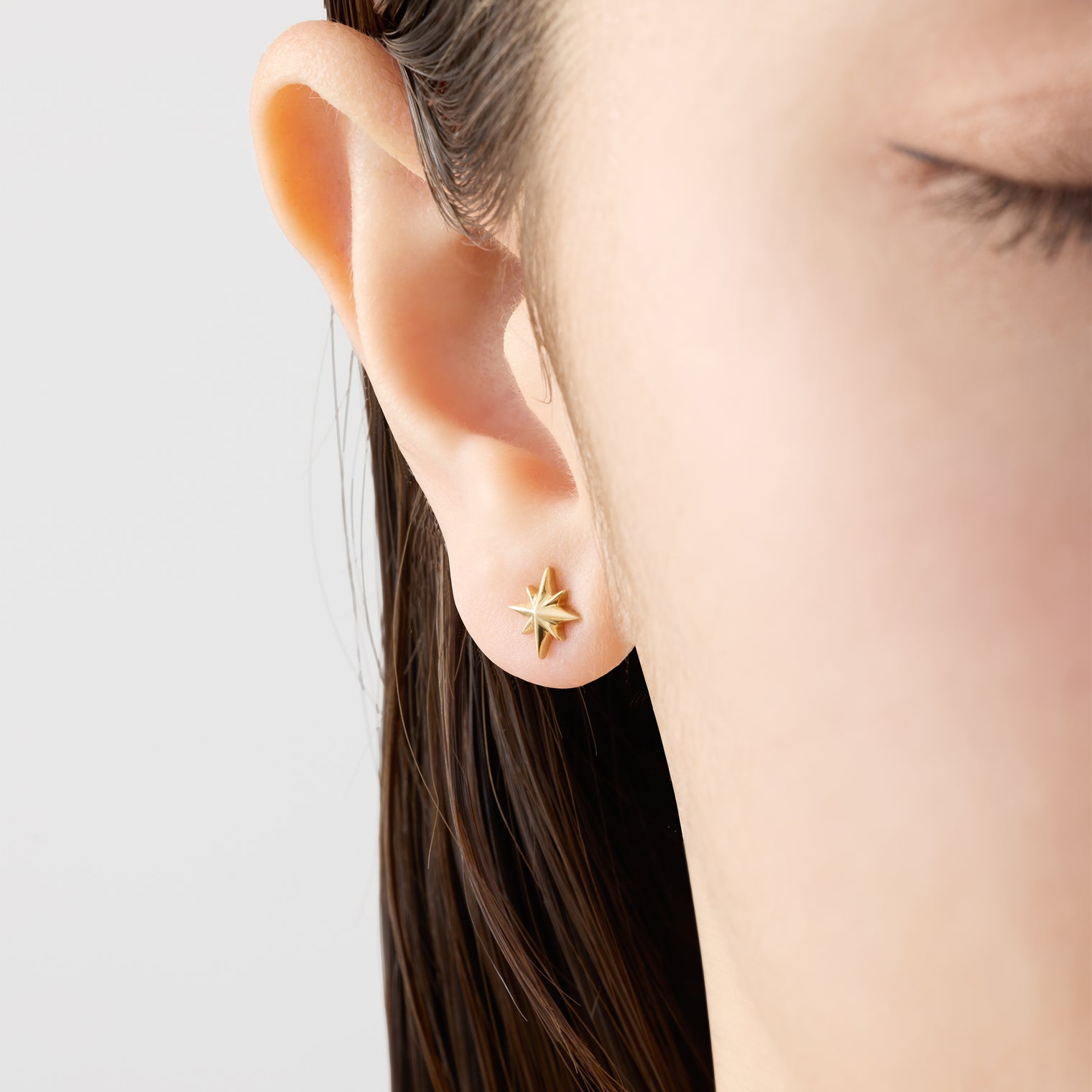 Tiny star pierce(gold)