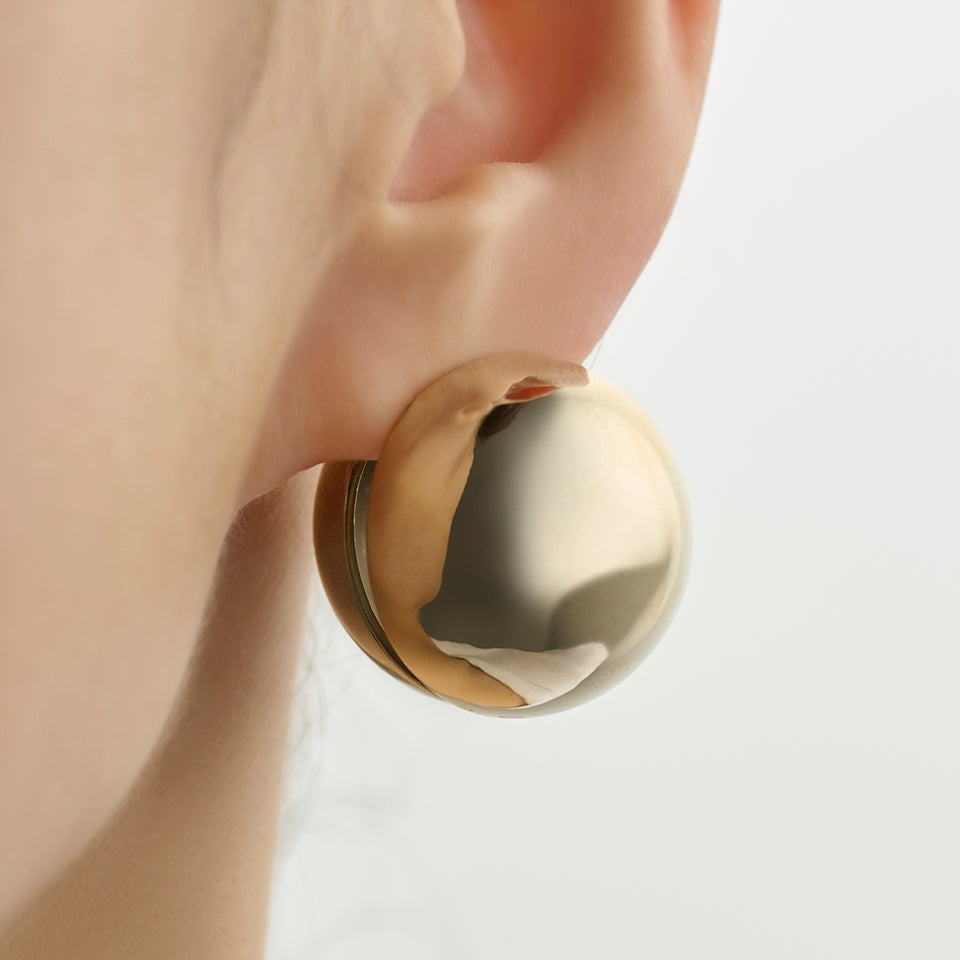 25mm sphere pierce (gold)