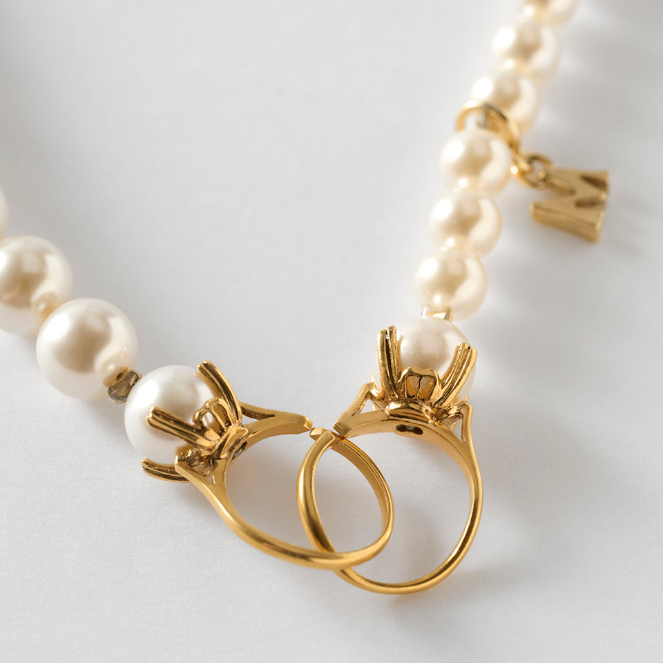 pearl necklace (4mm pearl / 120cm)