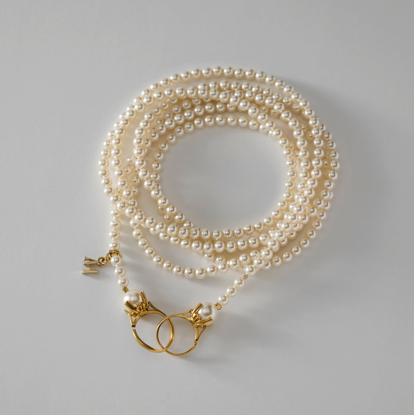 pearl necklace (4mm pearl / 120cm)