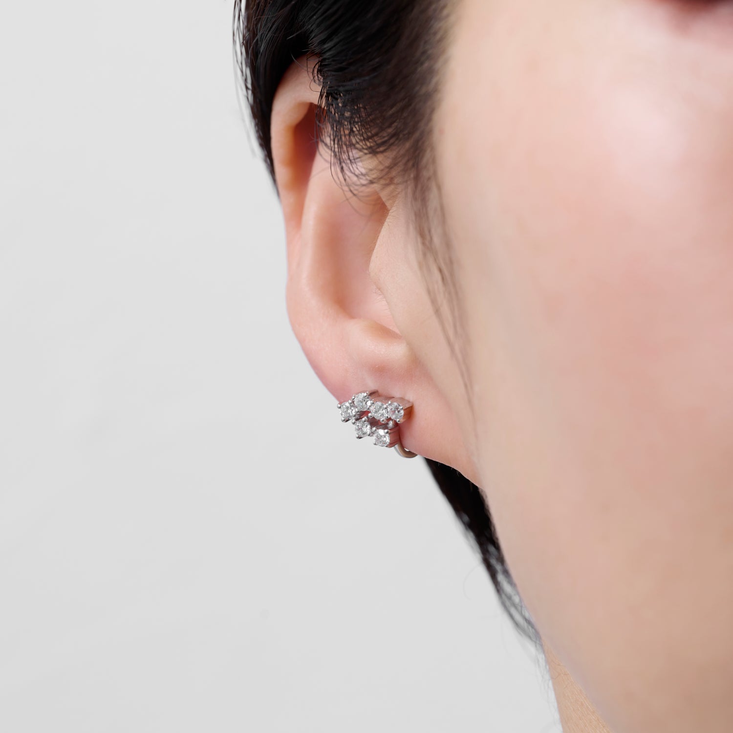 6 stones earring