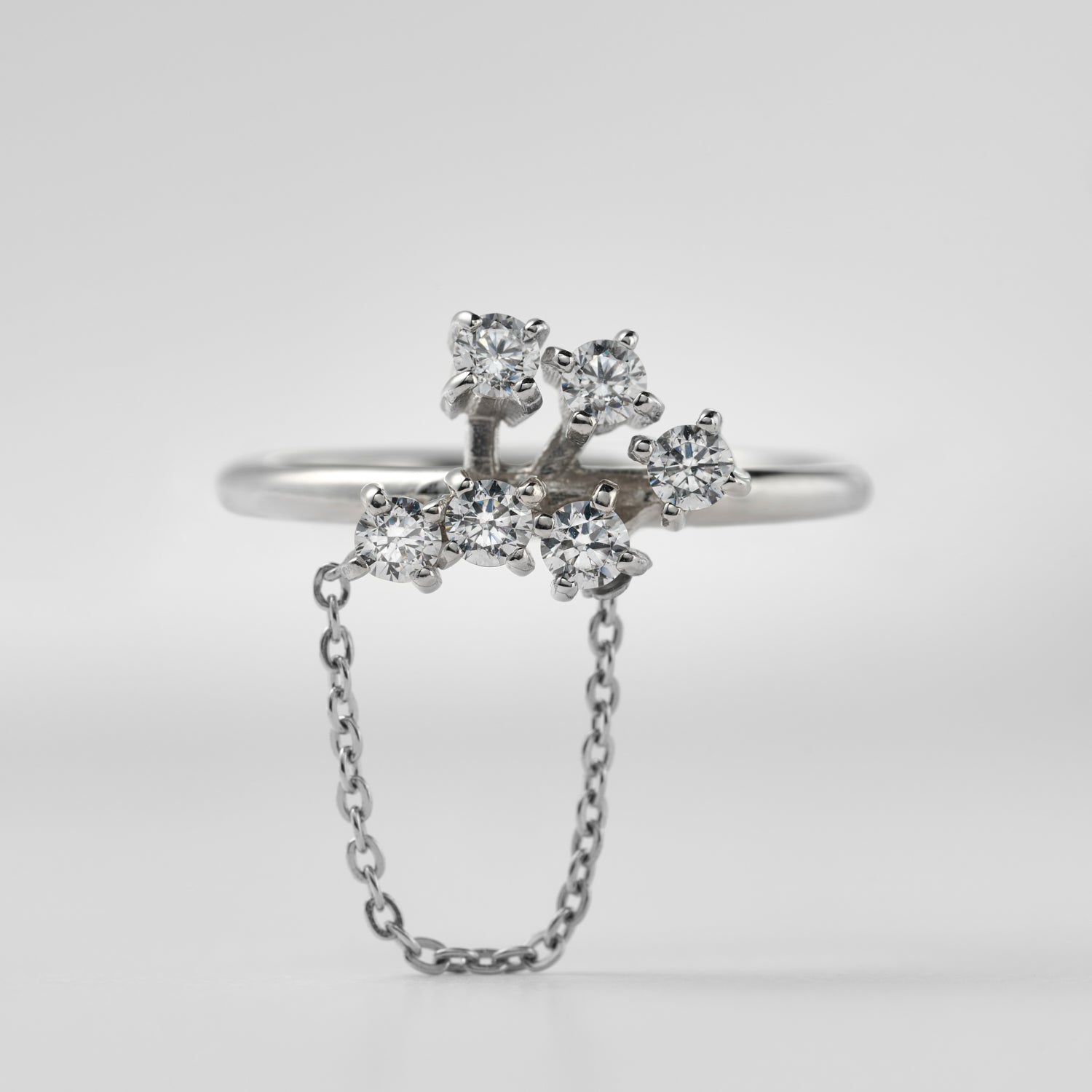 6 stones single ring