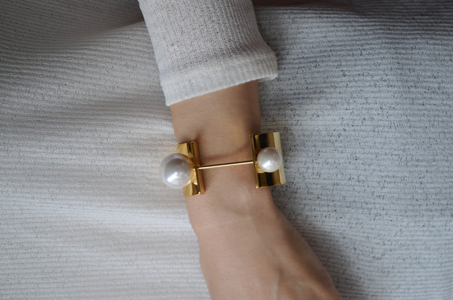 tiepin bangle (30mm / gold)