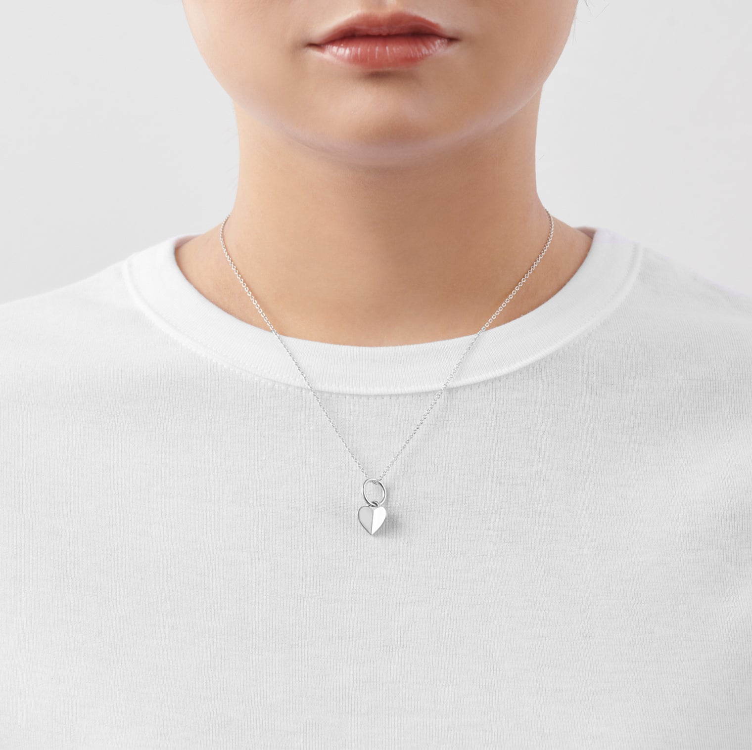 Small heart charm (silver)