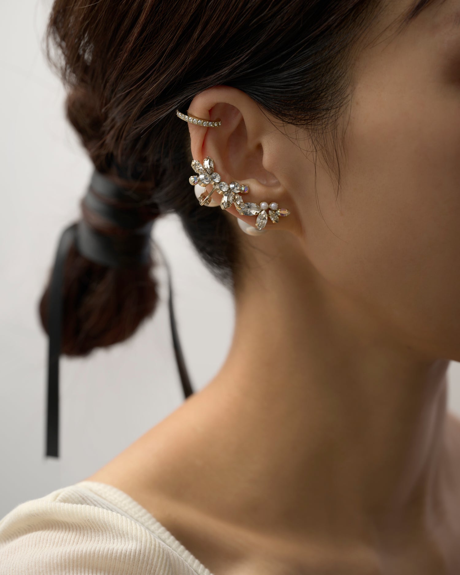 bijoux earring (crystal / large)