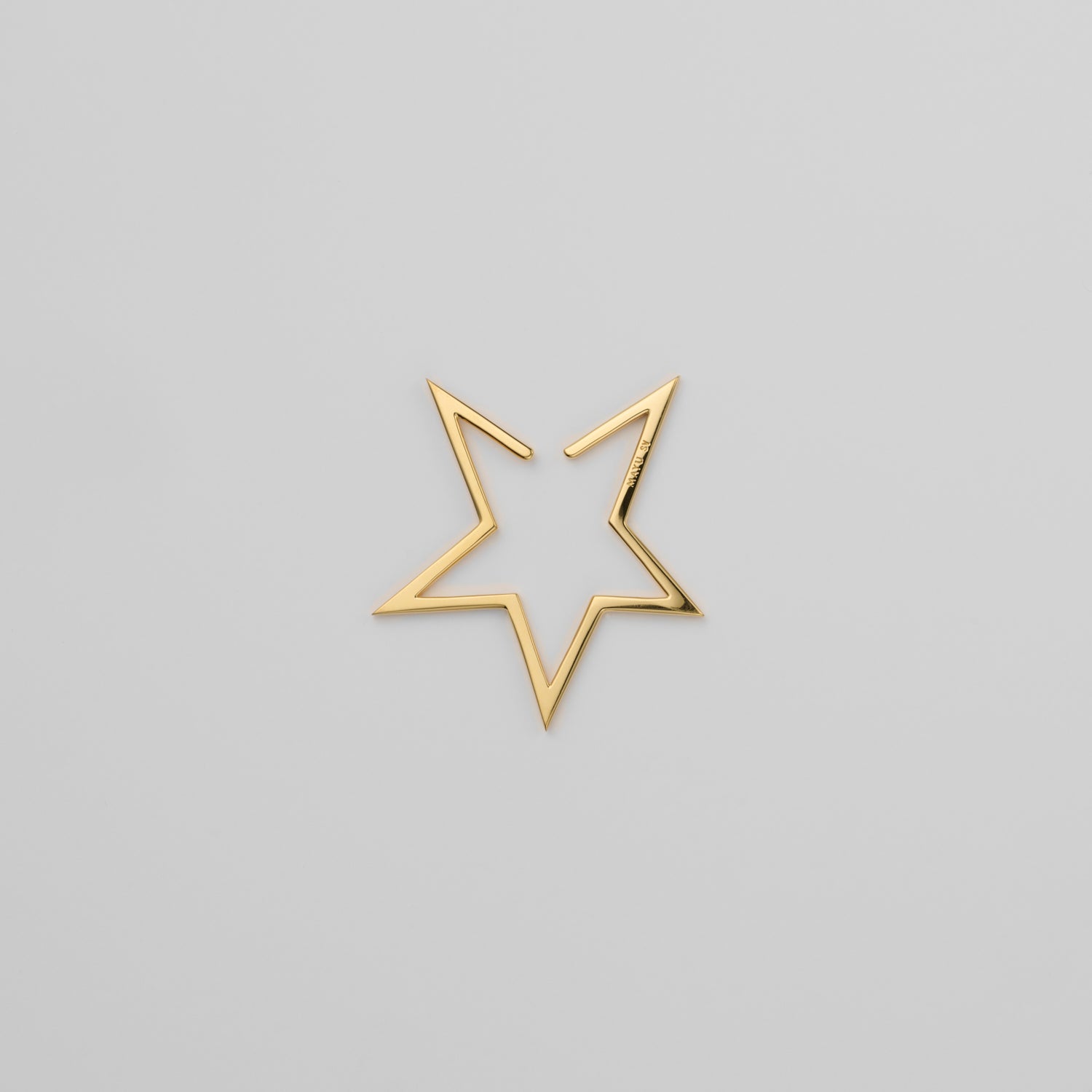 【New】Hoop star earcuff (Large/gold)