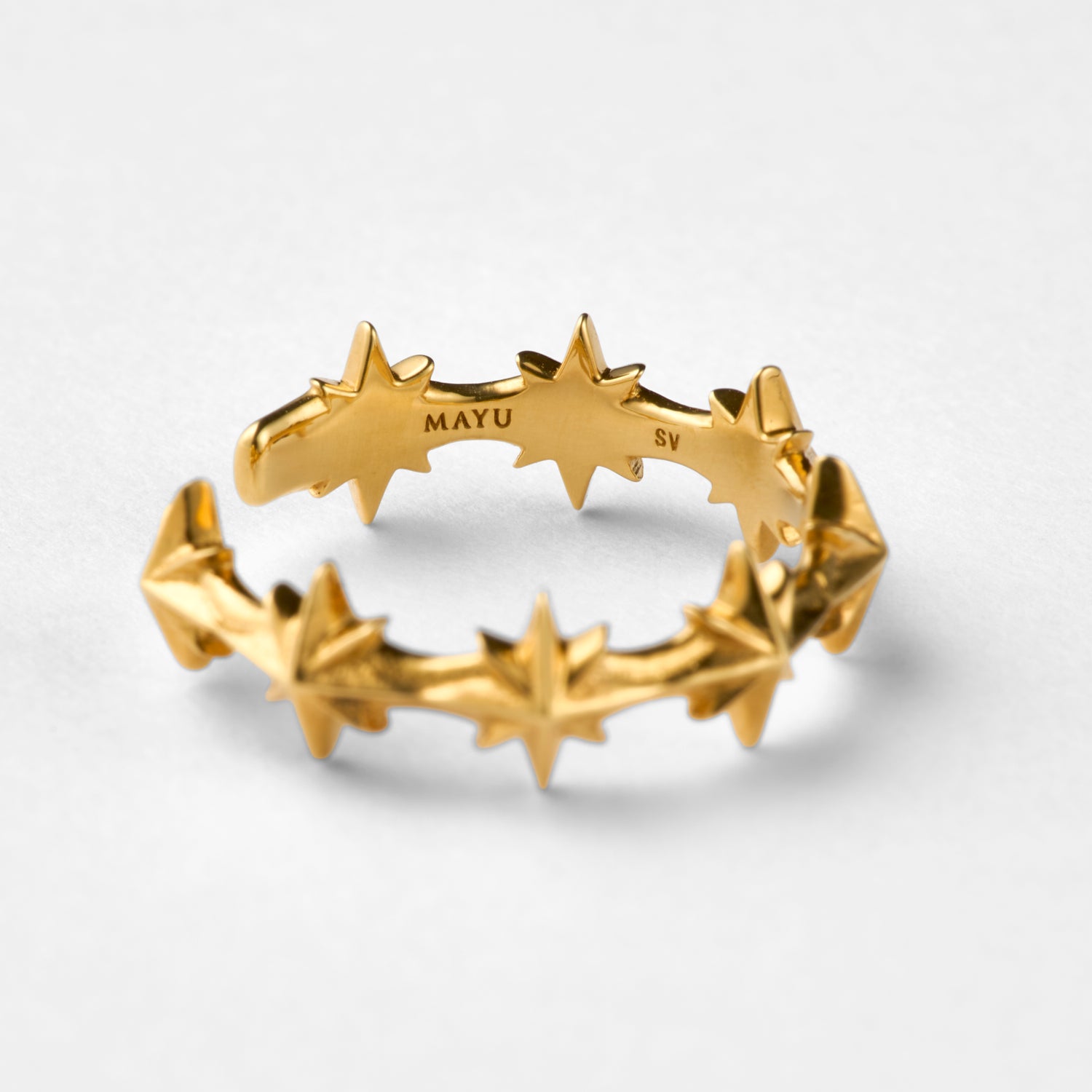 【NEW】8star earcuff (gold)