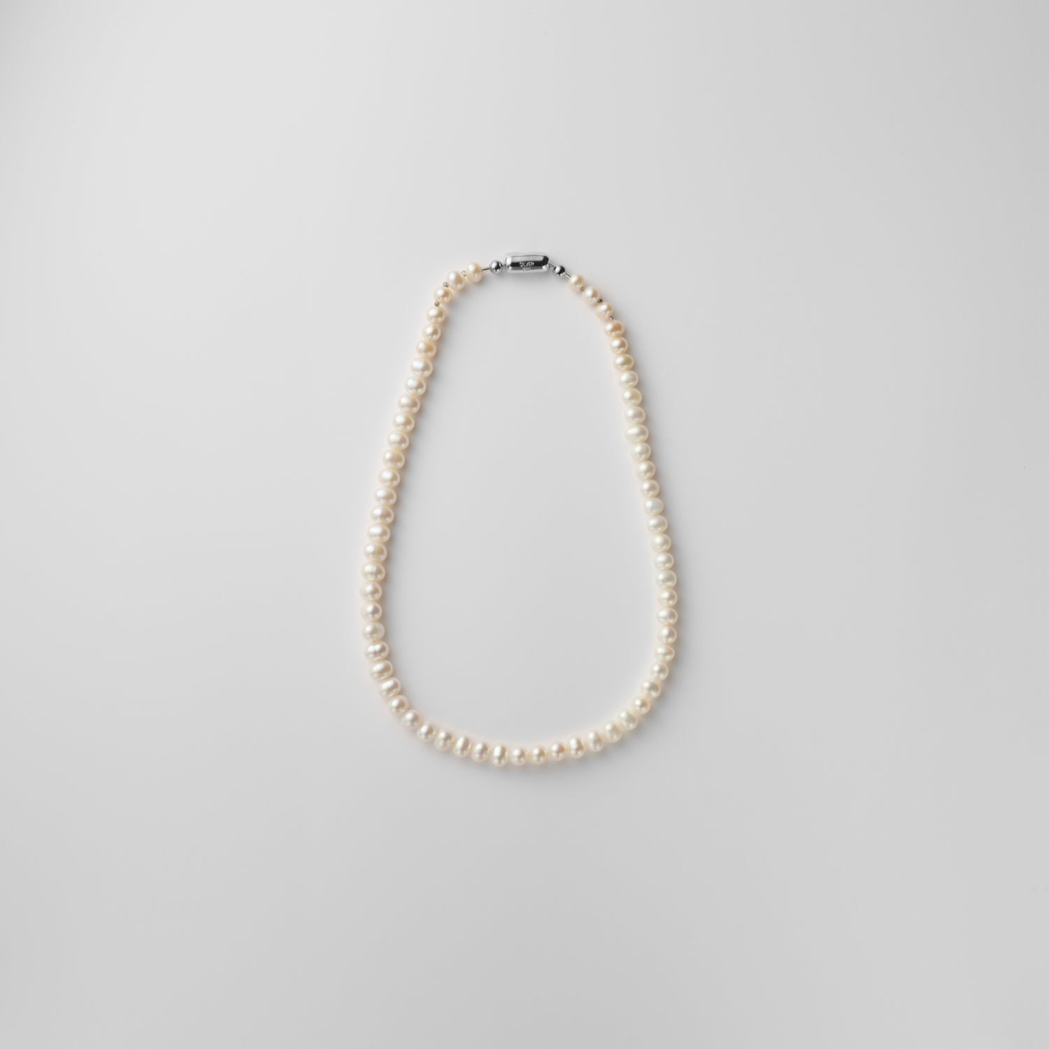LIMITED COLLECTION【Freshwater pearl Ball chain necklace (Potet)】