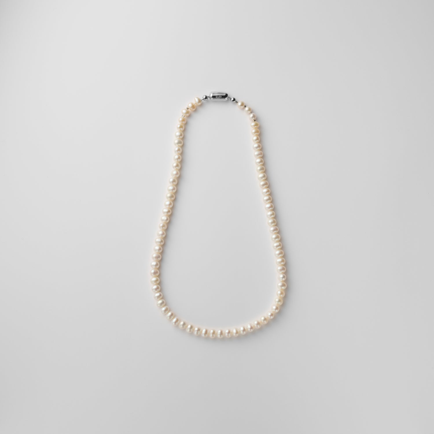 LIMITED COLLECTION【Freshwater pearl Ball chain necklace (Potet)】