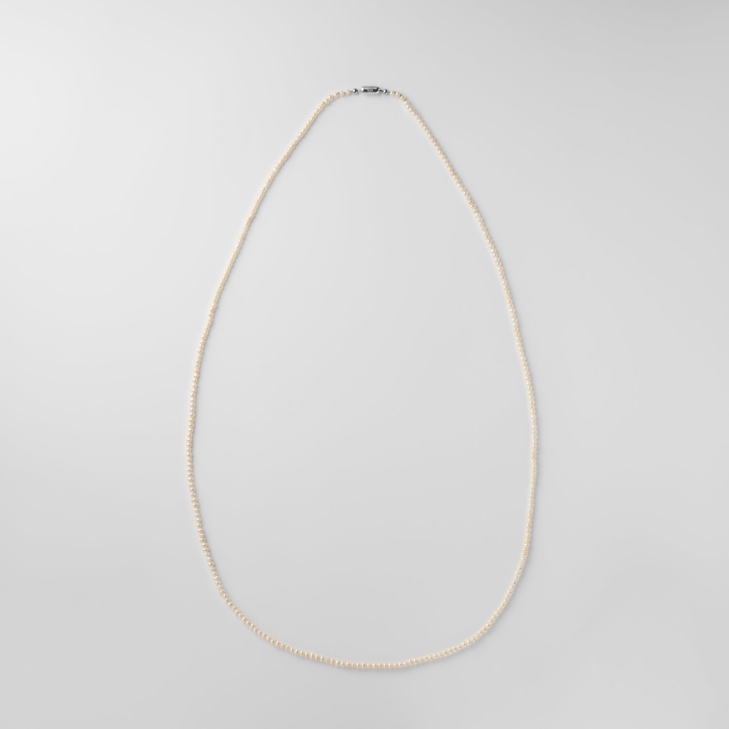 LIMITED COLLECTION【Freshwater pearl Ball chain necklace (mini Potet) 】