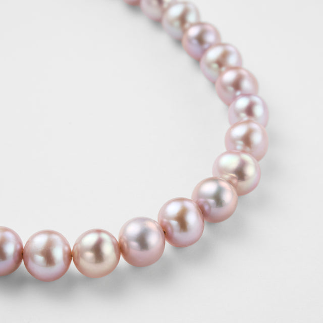 【 NEW 】LIMITED COLLECTION【Freshwater pearl ball chain necklace (Pink)】