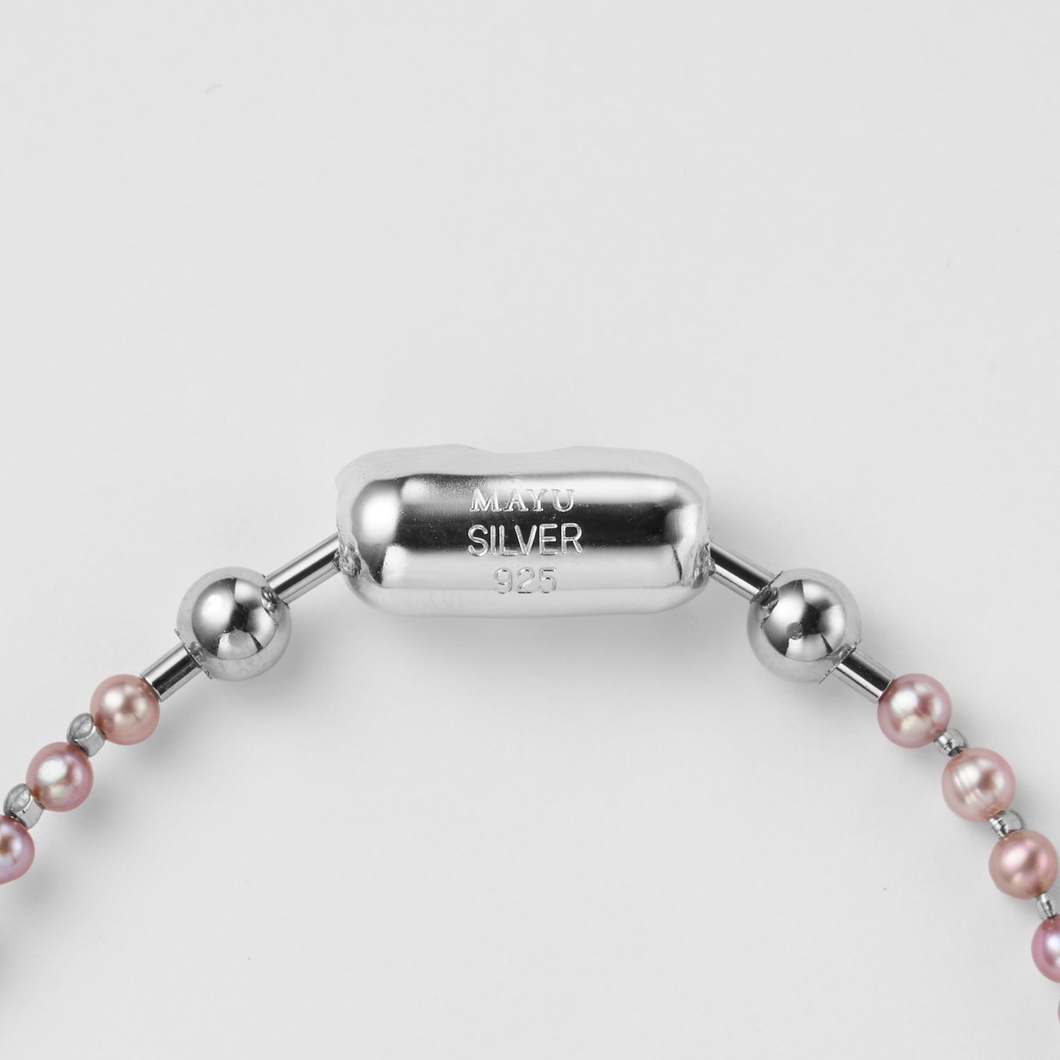 【 NEW 】 LIMITED COLLECTION【Freshwater pearl ball chain necklace (seed/Pink)】