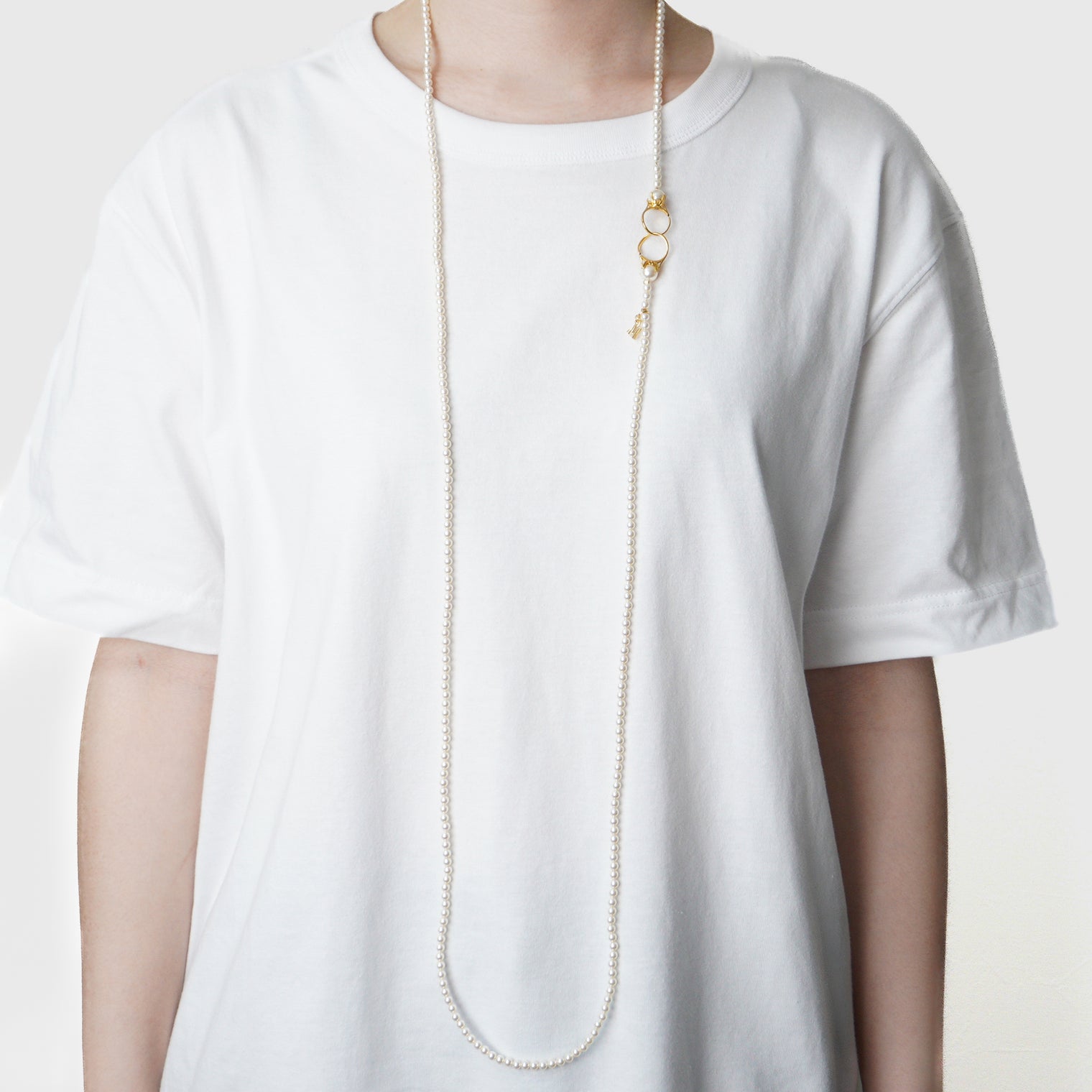 pearl necklace (4mm pearl / 120cm)