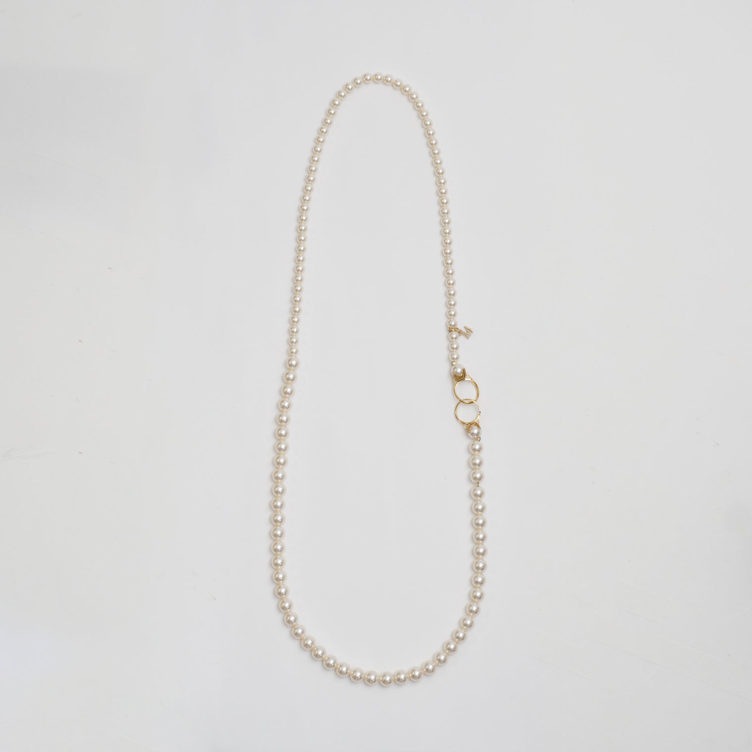 pearl necklace (6mm×8mm pearl / 80cm)