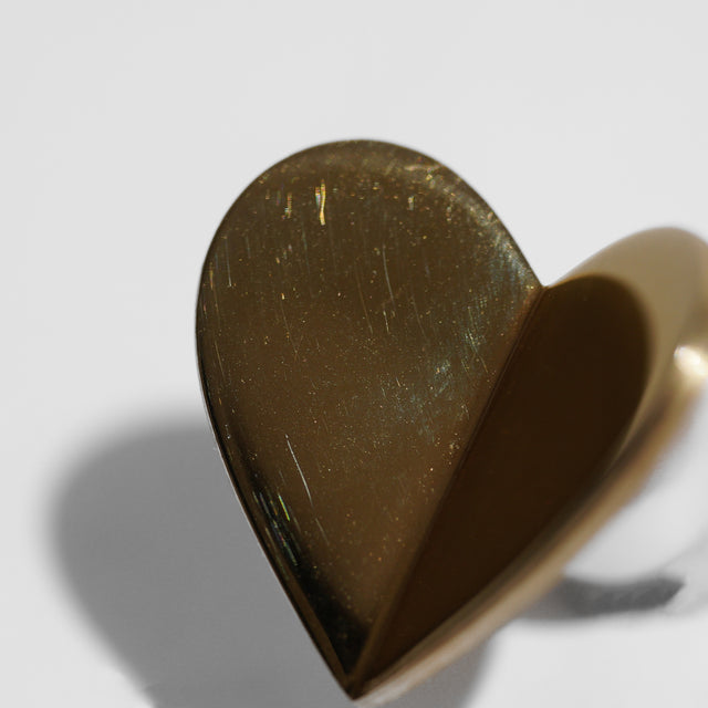 【an-other】Middle heart pierce (gold)