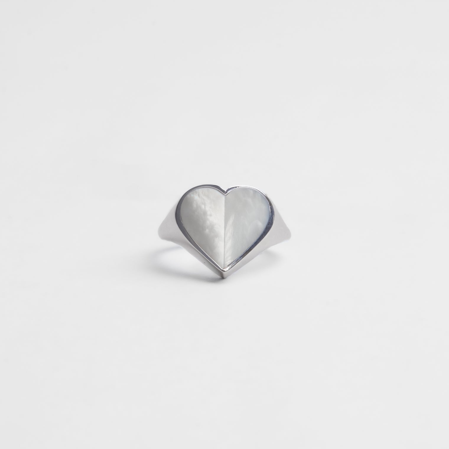 mini Heart ring (Mother of pearl)