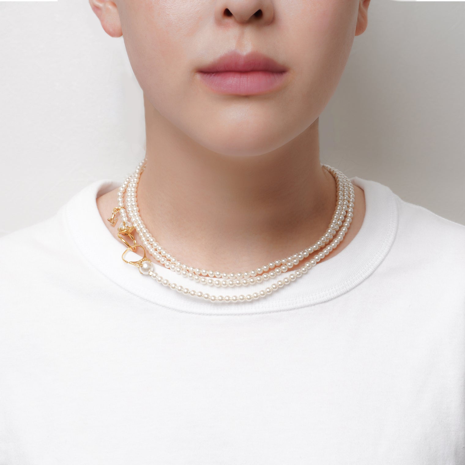 pearl necklace (4mm pearl / 120cm)