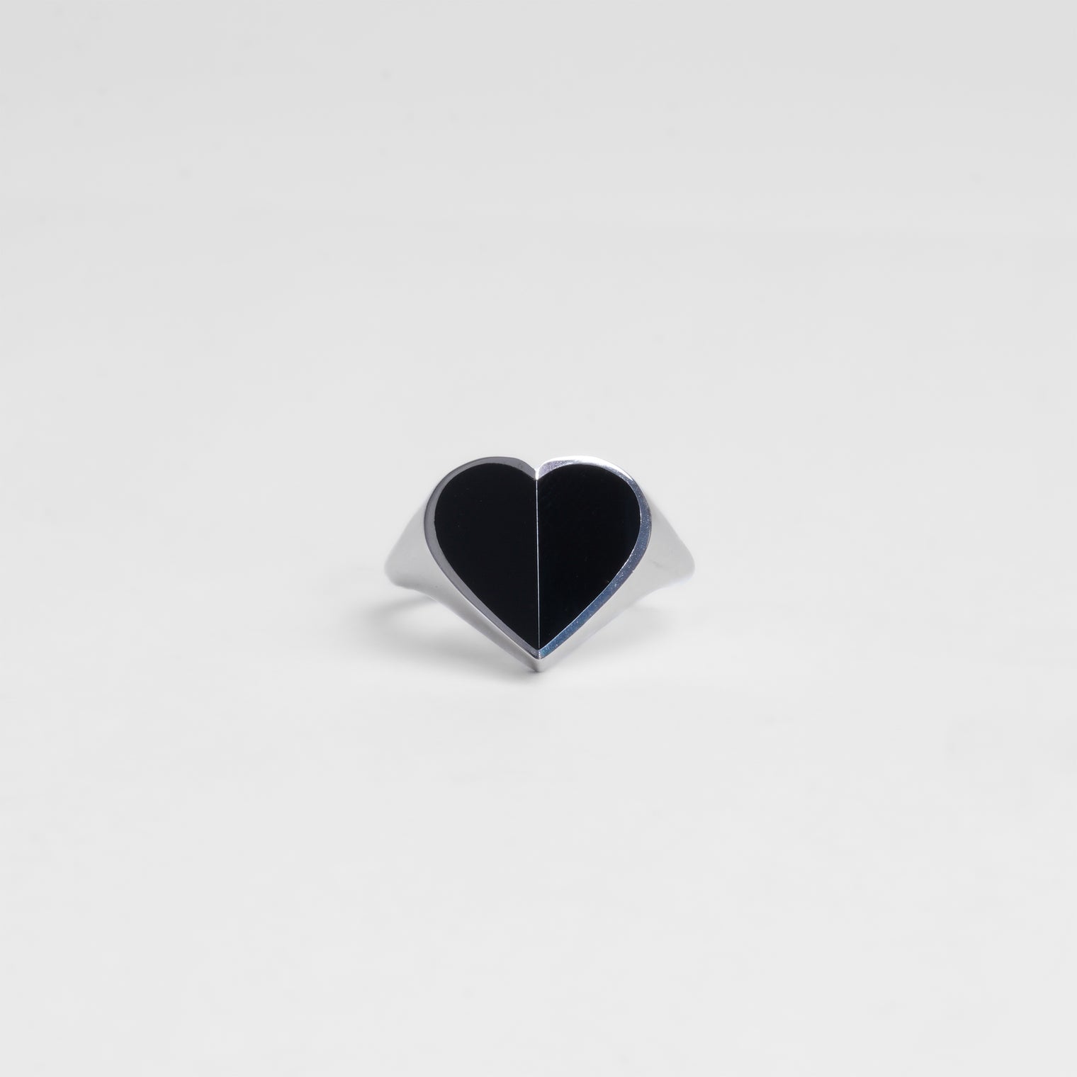mini Heart ring (Onyx)