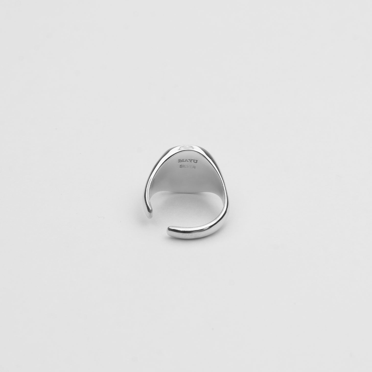 Signet ear cuff (gold) / (silver)