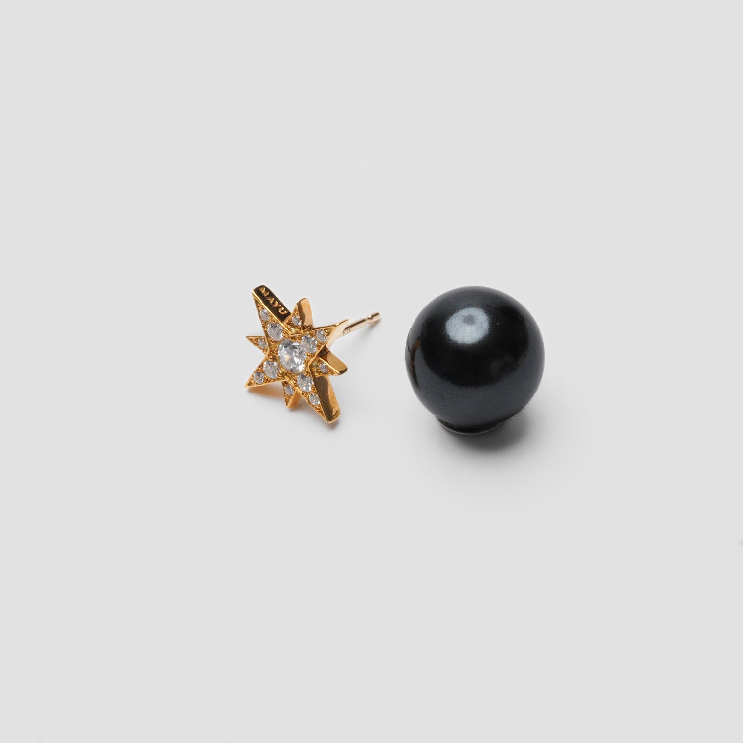 little star pierce (gold / cubic zirconia)