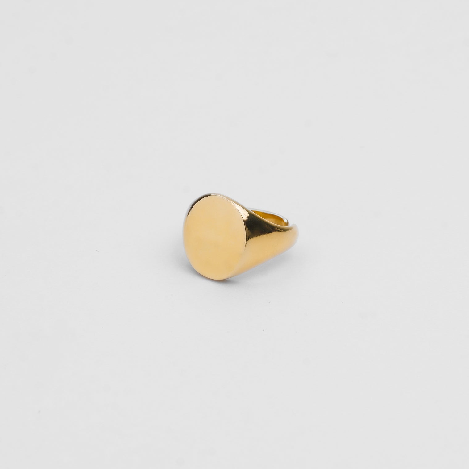 Signet ear cuff (gold) / (silver)