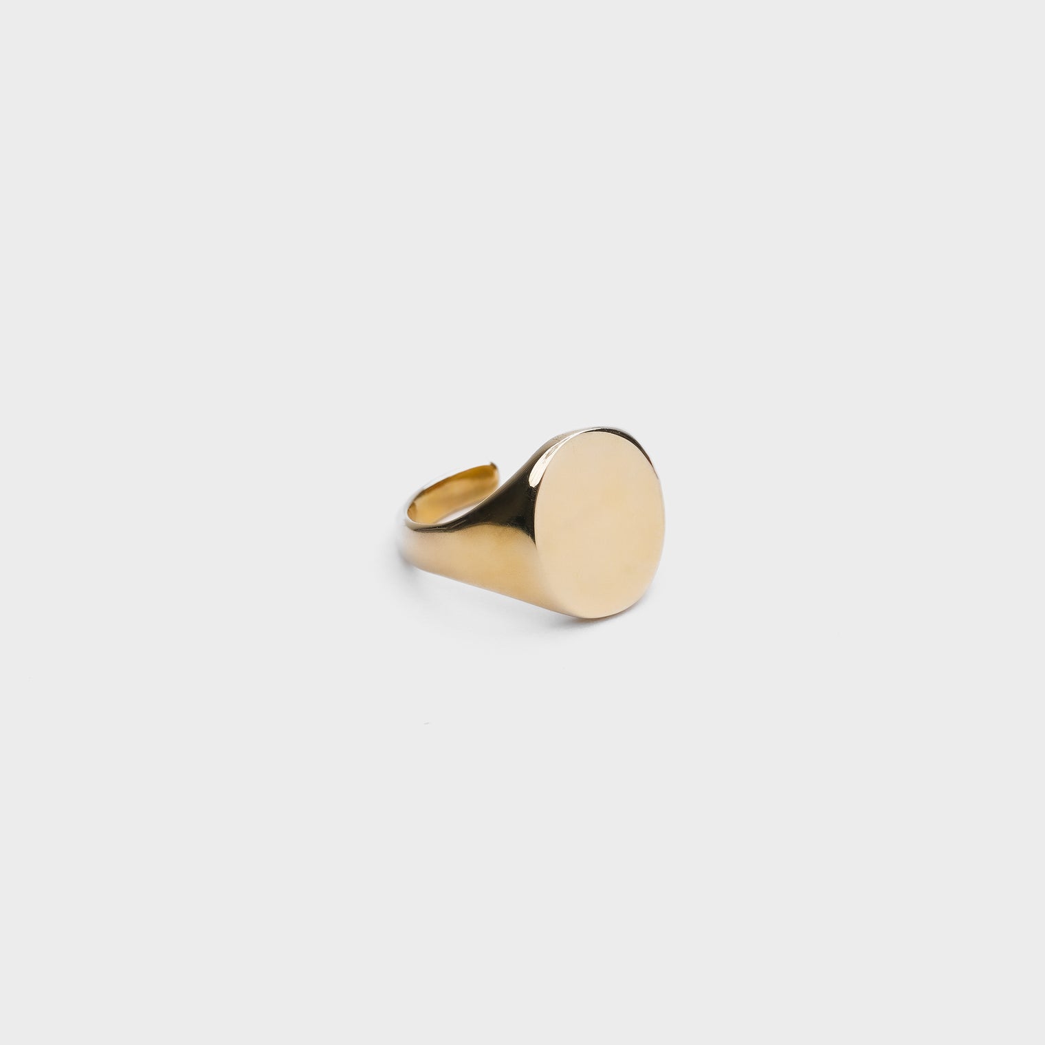 Signet ear cuff (gold) / (silver)