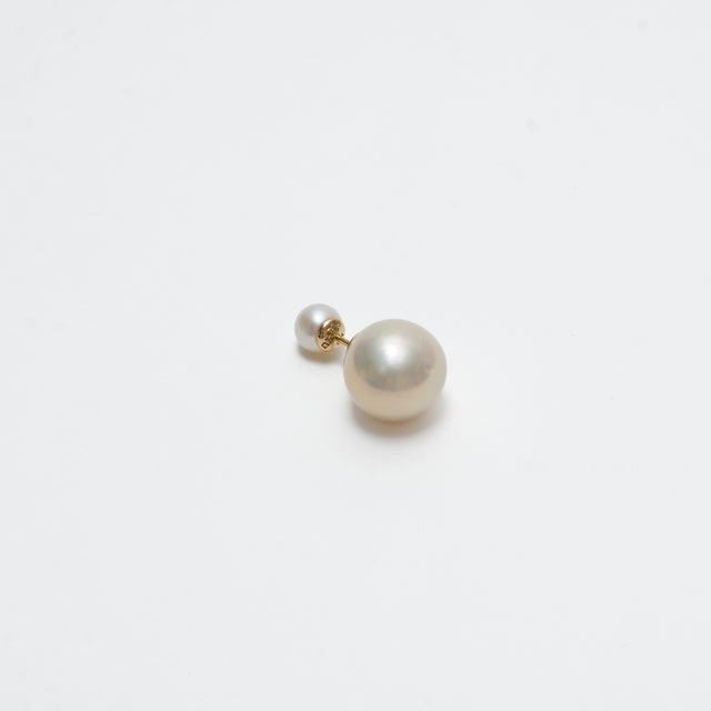 freshwater pearl rivets (5.5-6mm white pearl × 11-12mm white pearl)