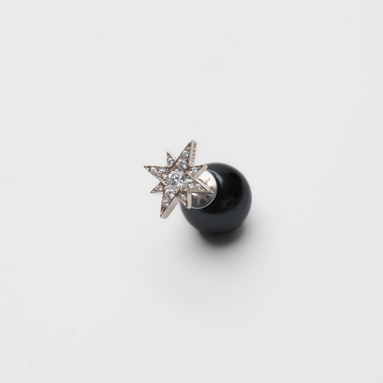 【NEW】little star pierce (silver / cubic zirconia)