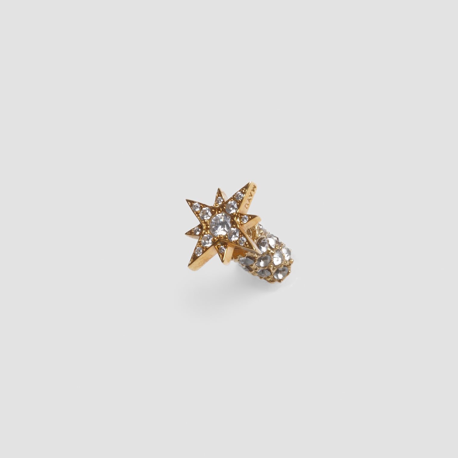 little star pierce (gold / cubic zirconia)