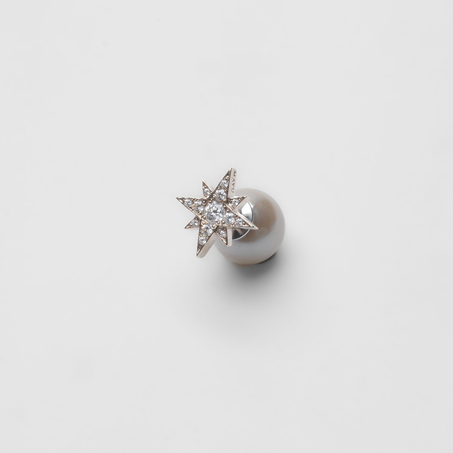 【NEW】little star pierce (silver / cubic zirconia)