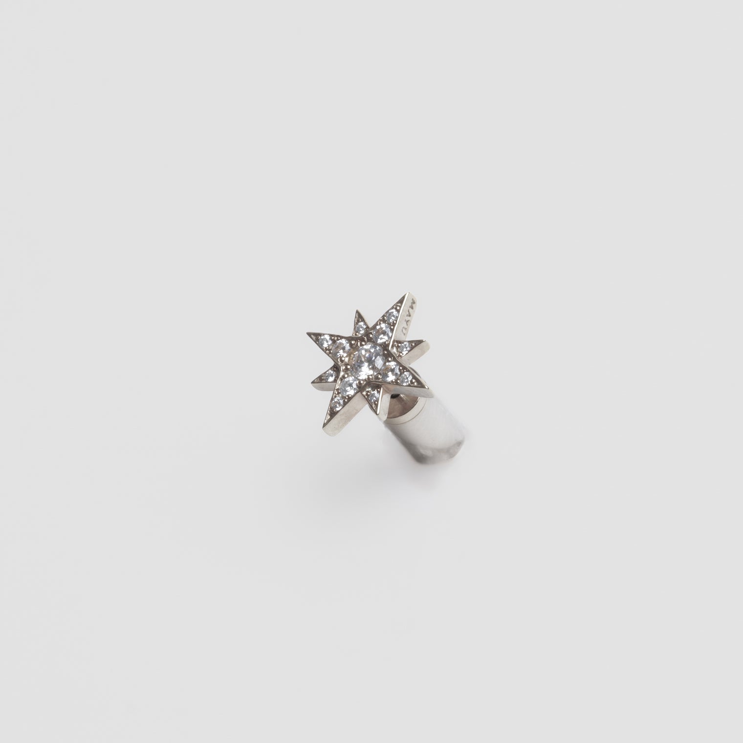 【NEW】little star pierce (silver / cubic zirconia)