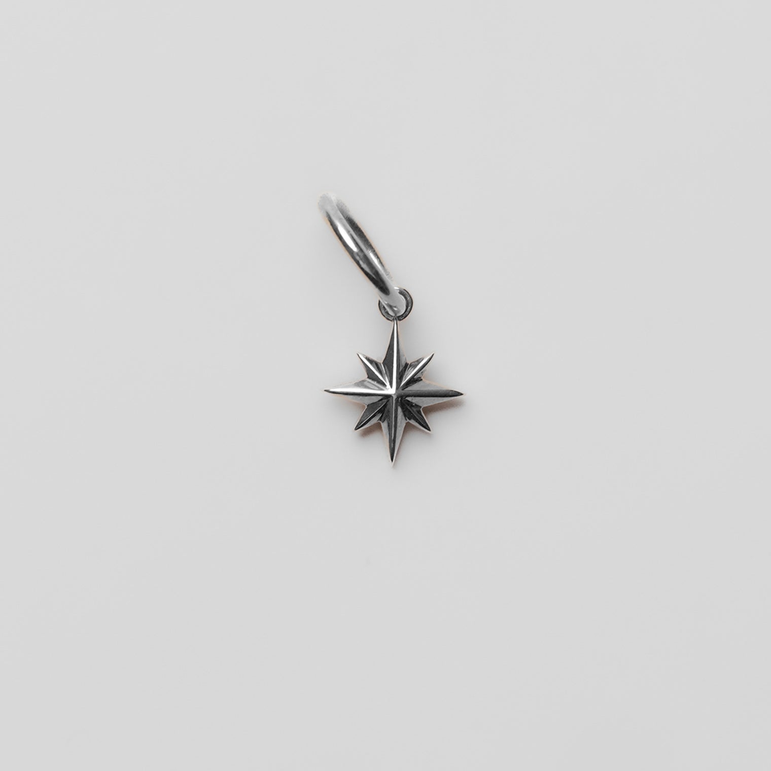【NEW】little star charm (reversible / silver / cubic zirconia)