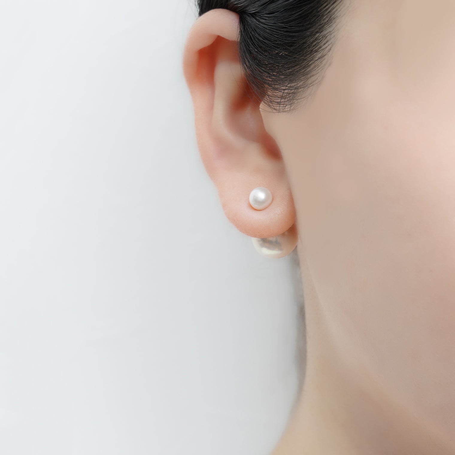 freshwater pearl rivets (5.5-6mm white pearl × 11-12mm white pearl)