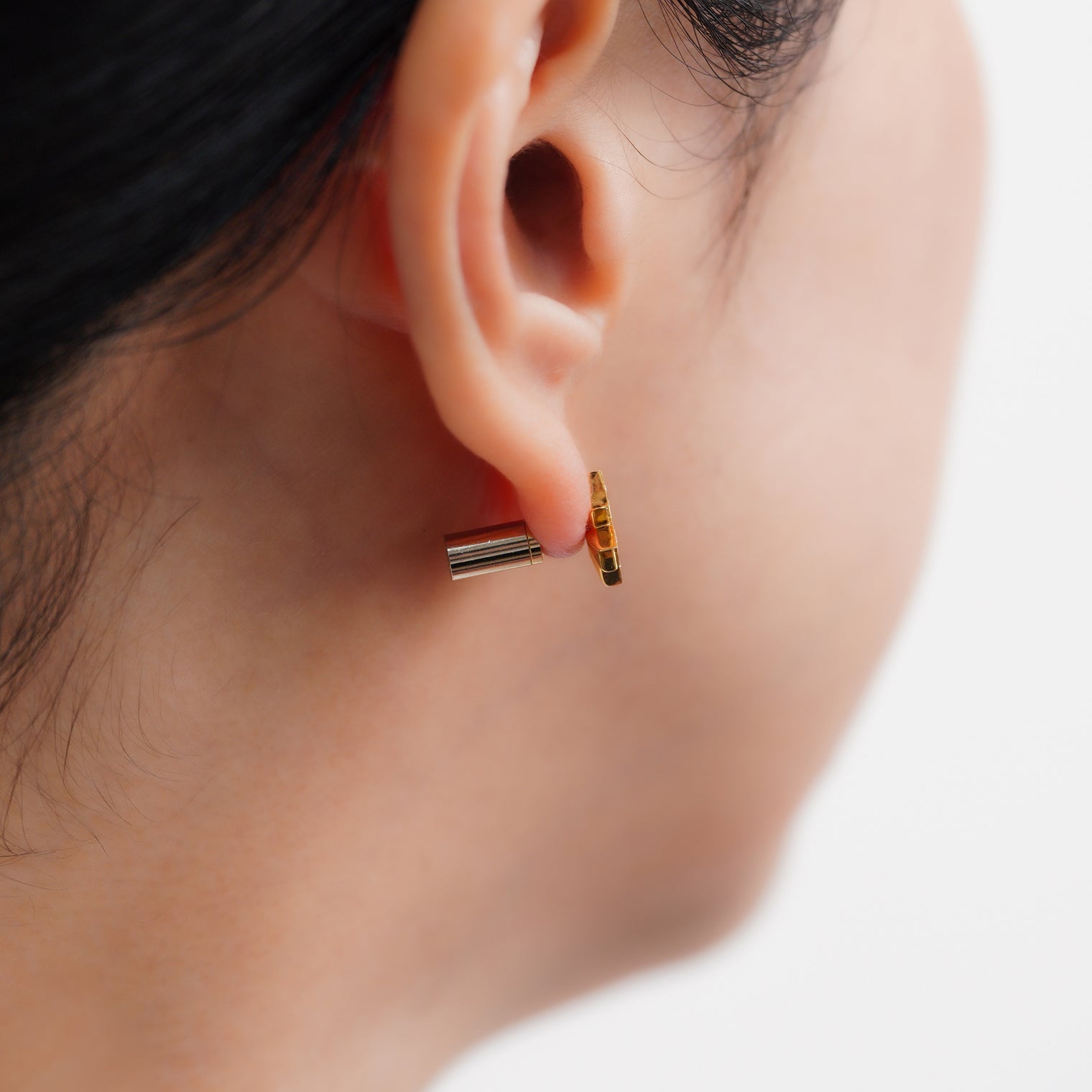 little star pierce (gold / cubic zirconia)