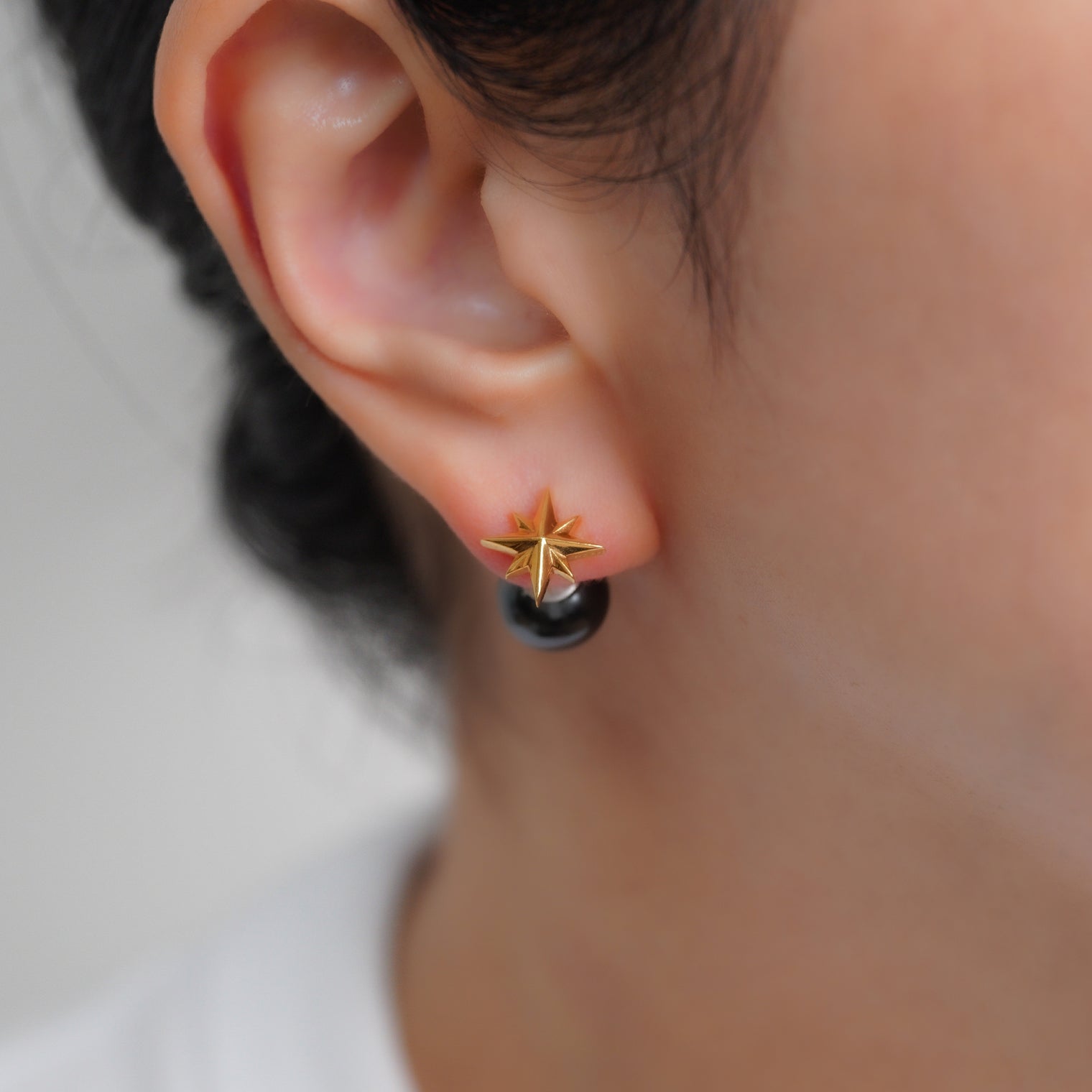 little star pierce (gold)