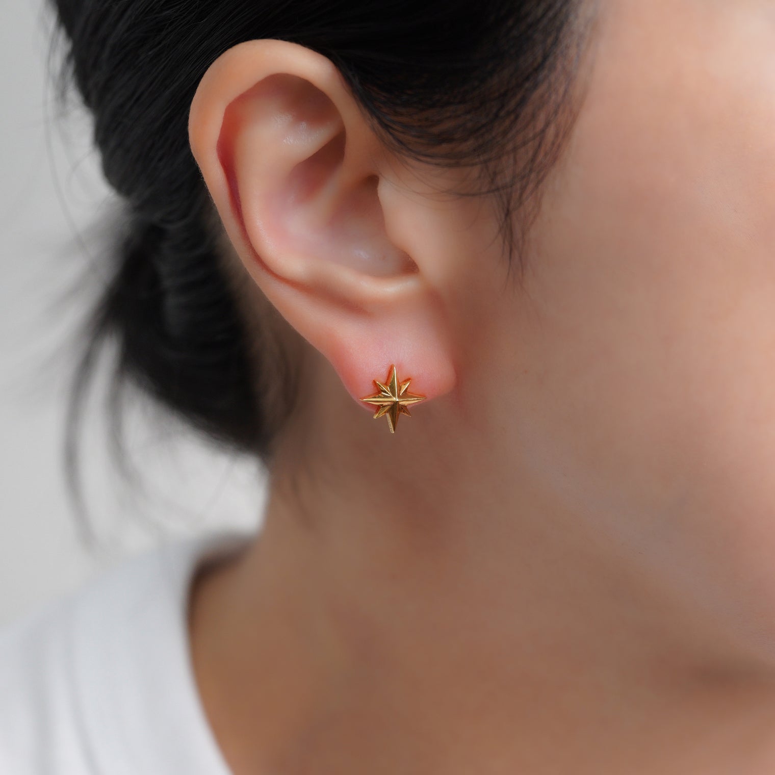 little star pierce (gold)